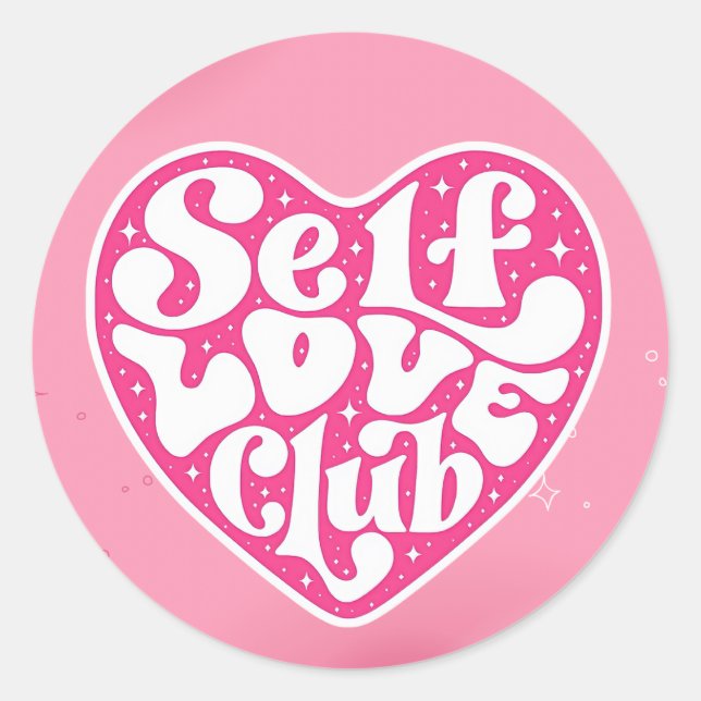 Self Love Club Sticker (Front)