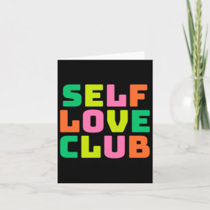 Self Love Club Sticker Card