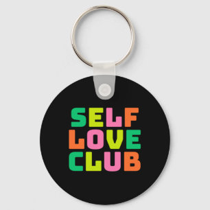 Self Love Club Sticker Key Ring