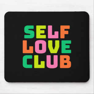 Self Love Club Sticker Mouse Pad