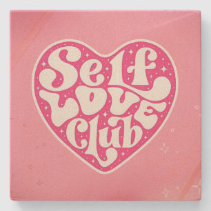 Self Love Club Stone Coaster