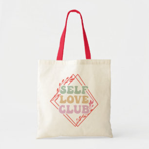 Self love club tote bag