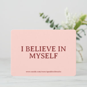 Self-Love, Confidence, Custom Gift for Her Holiday Card
