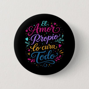 Self-love cures everything. ❤️ 6 cm round badge