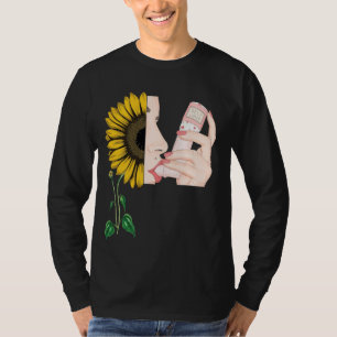 Self Love Cute Sunflower Graphic Women Inspiration T-Shirt