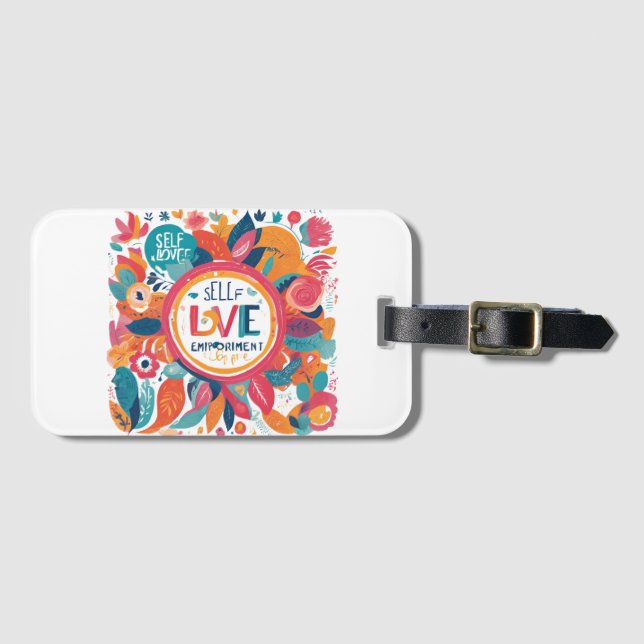 Self-Love & Empowerment  Luggage Tag (Front Horizontal)