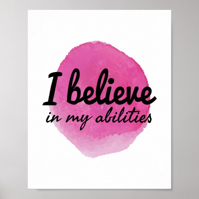 self love inspirational words for life acceptance poster (Front)