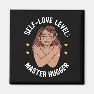 Self-love Level Master Hugger Sticker  Magnet
