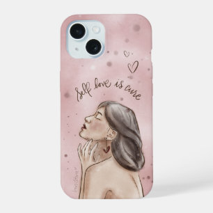 Self Love Phone Case Girl in Pink