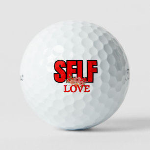 Self Love Positive Mindset Motivation Golf Balls