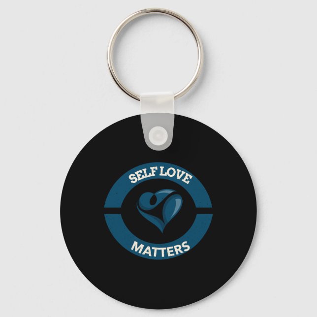 Self Love S Sticker  Key Ring (Front)