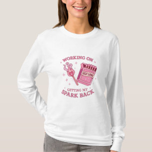 Self Love Spark Pink Matchbook Empowerment T-Shirt