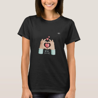 Self-Love T-Shirt – Heart Hands Design with "I Lov