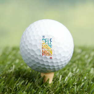 Self Made Man   Funny LGBTQ   Pride Month Golf Balls