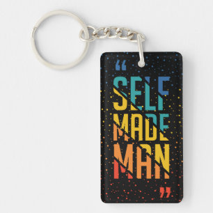 Self Made Man   Funny LGBTQ   Pride Month Keychain