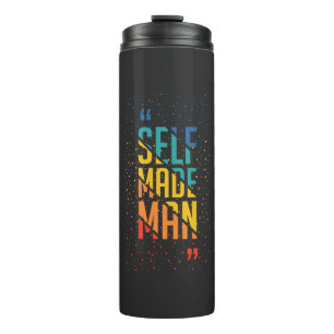 Self Made Man Funny LGBTQ Pride Month Thermal Tumbler