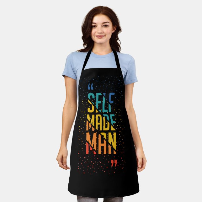 Self Made Man – LGBTQ+ Trans Pride Apron (Worn)