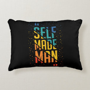 Self Made Man – LGBTQ+ Trans Pride Decorative Cushion