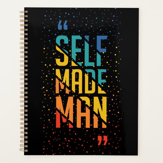 Self Made Man – LGBTQ+ Trans Pride Planner (Front)