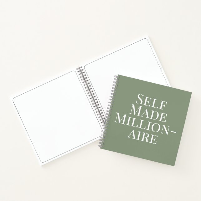 Self Made Millionaire Vision Board Journal (Inside)