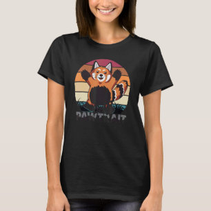 Self Pawtrait  Cute Red Panda  Adorable Bear T-Shirt
