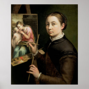 Self portrait, 1556 poster