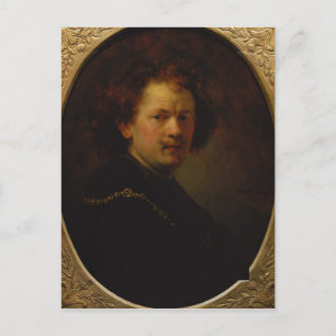 Self Portrait, 1633 Postcard