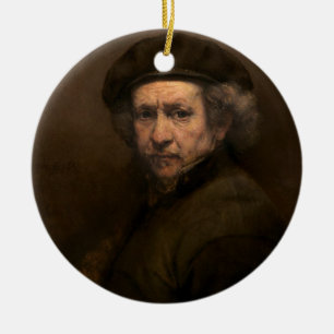Self-Portrait, 1659 (oil on canvas) Ceramic Ornament
