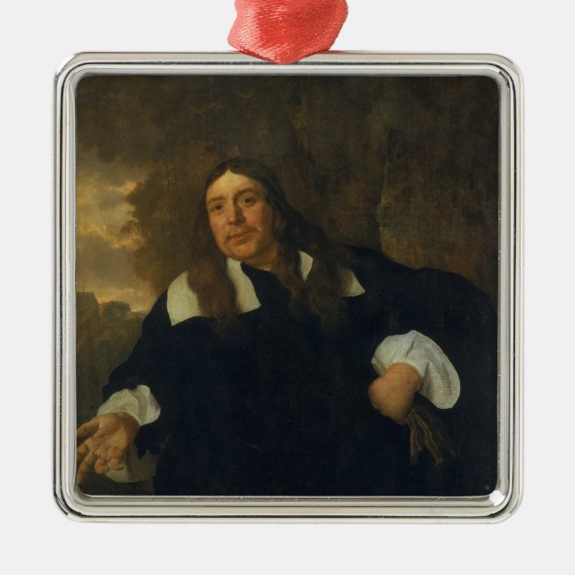Self Portrait, 1662 Metal Tree Decoration (Front)