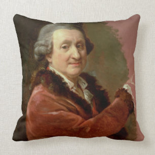 Self Portrait, 1773-87 (oil on canvas) Cushion