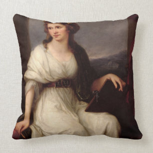 Self Portrait, 1787 (oil on canvas) Cushion