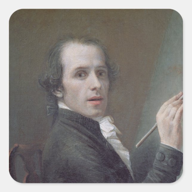 Self Portrait, 1790 Square Sticker (Front)