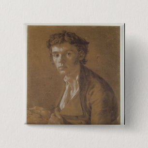 Self Portrait, 1802 15 Cm Square Badge