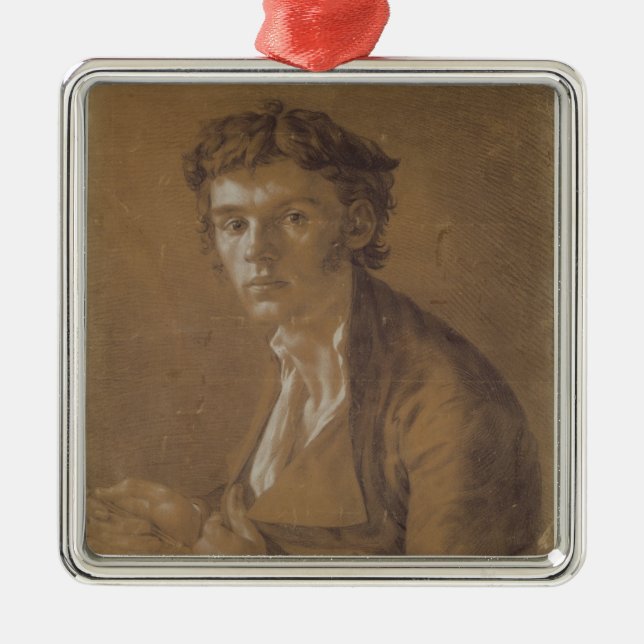 Self Portrait, 1802 Metal Tree Decoration (Front)