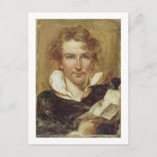 Self Portrait, 1823 (oil on paper on panel) Postcard