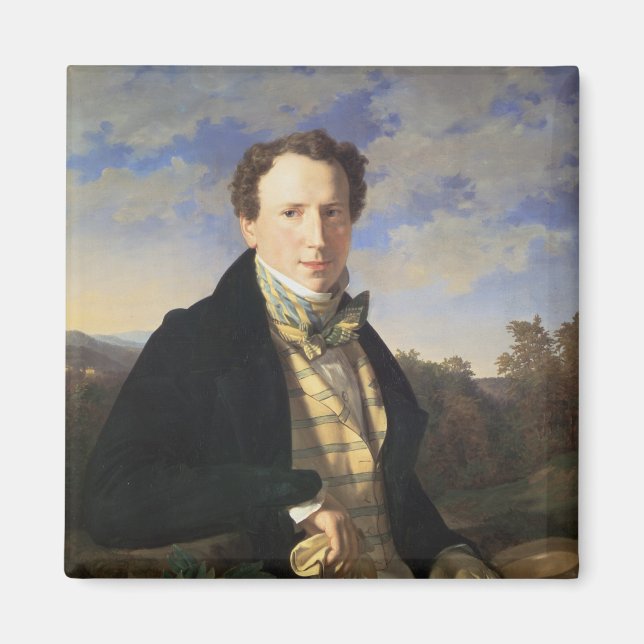 Self portrait, 1828 magnet (Front)