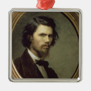 Self Portrait, 1867 Metal Ornament