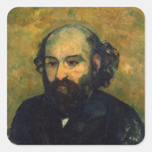 Self Portrait, 1880-81 Square Sticker