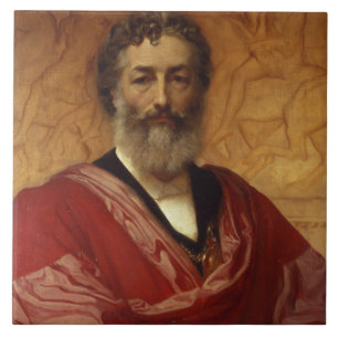 Self Portrait, 1880 (oil on canvas) Tile