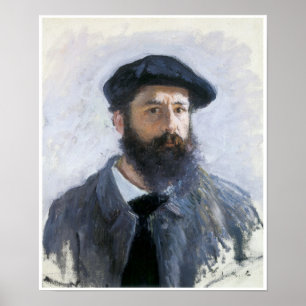 Self-Portrait, 1886, Claude Monet Poster