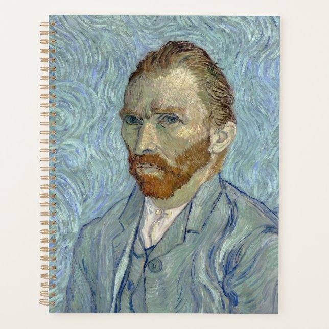 Self Portrait 1889 by Vincent van Gogh Planner (Front)