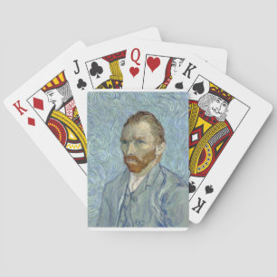 Self Portrait 1889 by Vincent van Gogh Playing Cards