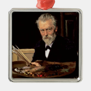 Self portrait, 1905 metal tree decoration