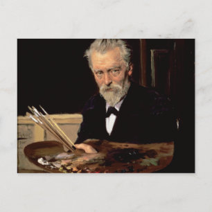 Self portrait, 1905 postcard
