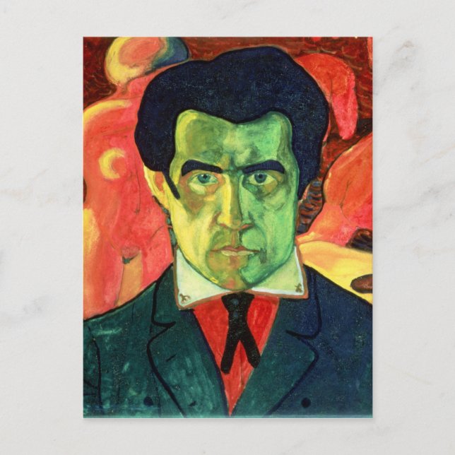 Self Portrait, 1908 Postcard (Front)