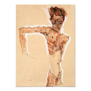 Self Portrait (1911)   Egon Schiele   Photo Print
