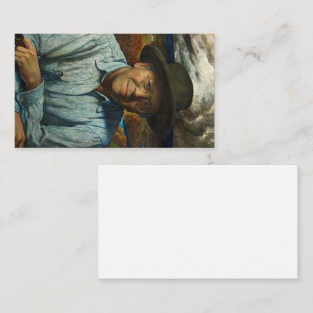 Self-Portrait, 1940 by Newell Convers Wyeth Business Card (Front/Back)