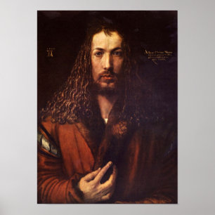 Self Portrait 2 by Albrecht Durer Poster