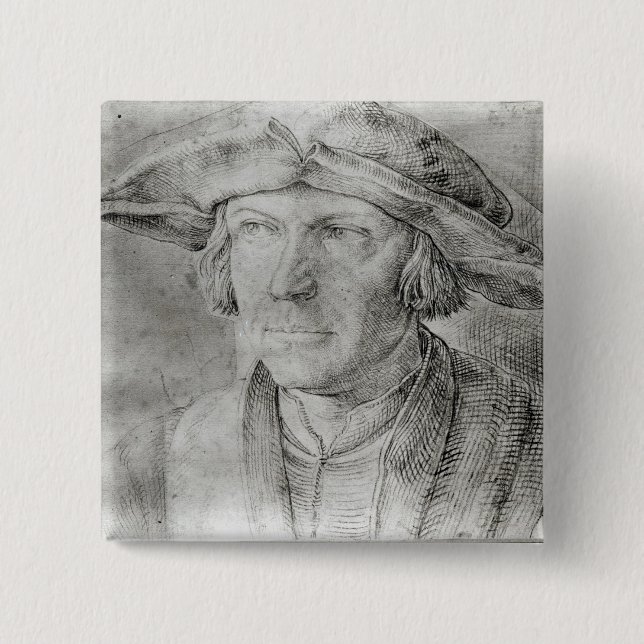 Self Portrait 6 15 Cm Square Badge (Front)