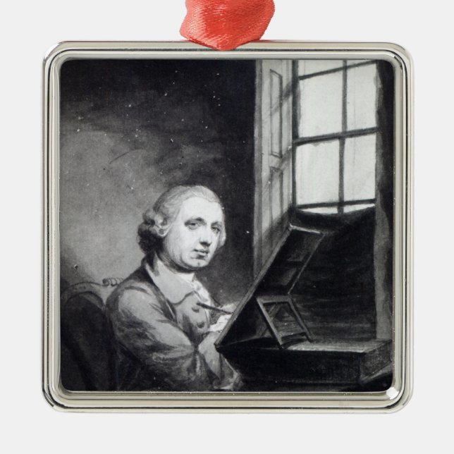 Self Portrait 6 Metal Tree Decoration (Front)